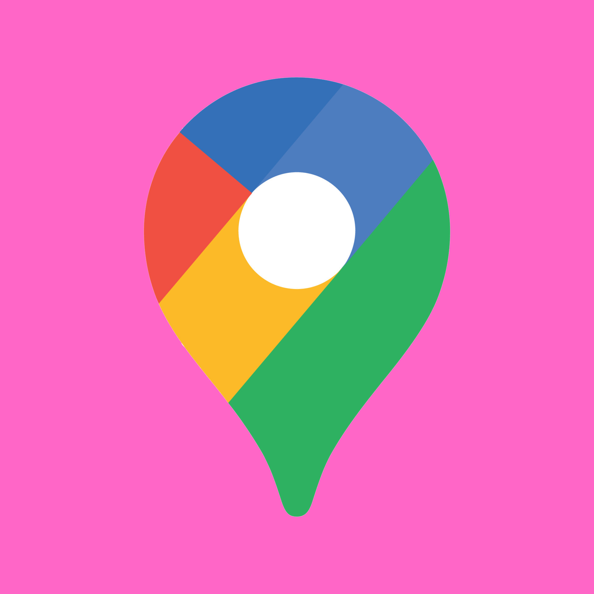 Google Maps Icon - pink