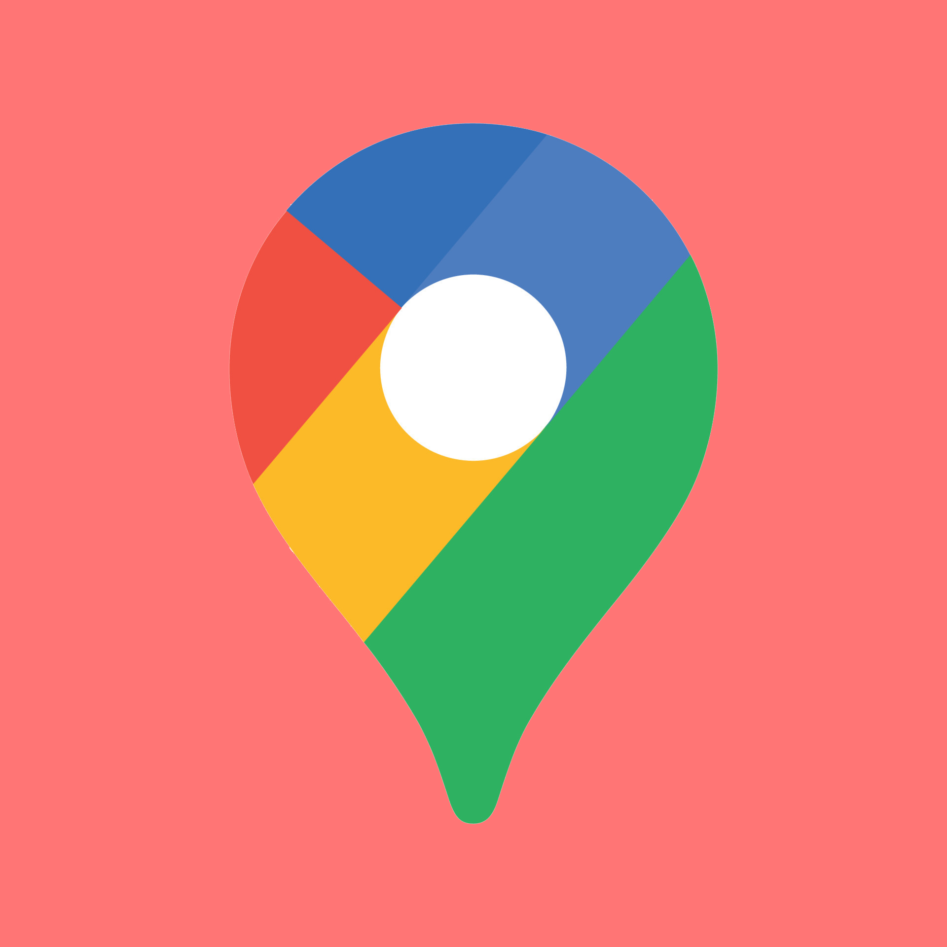 Google Maps Icon - red